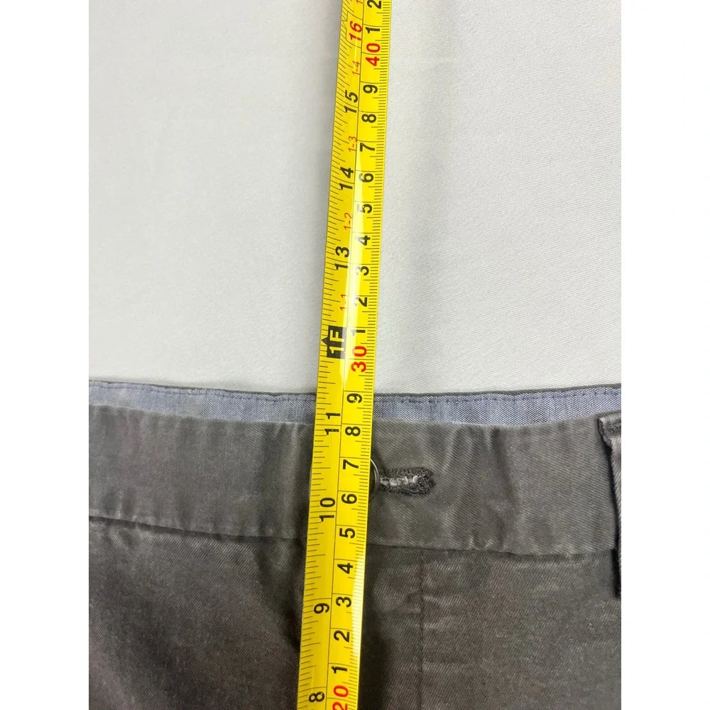 Banana Republic Aiden Chino Pants 35x29.5* Flint Grey Slim Fit Stretch Mens